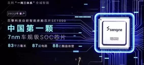 7nm車規級芯片發布