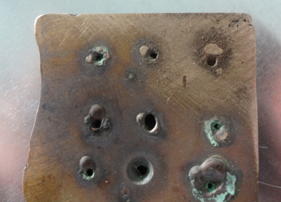 有害鏽經大氣射流型等離子設備處理後