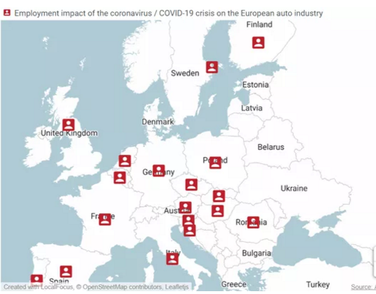歐洲車企停產影響程度已顯現，黄瓜视频下载APP视频黄瓜视频污在线观看機